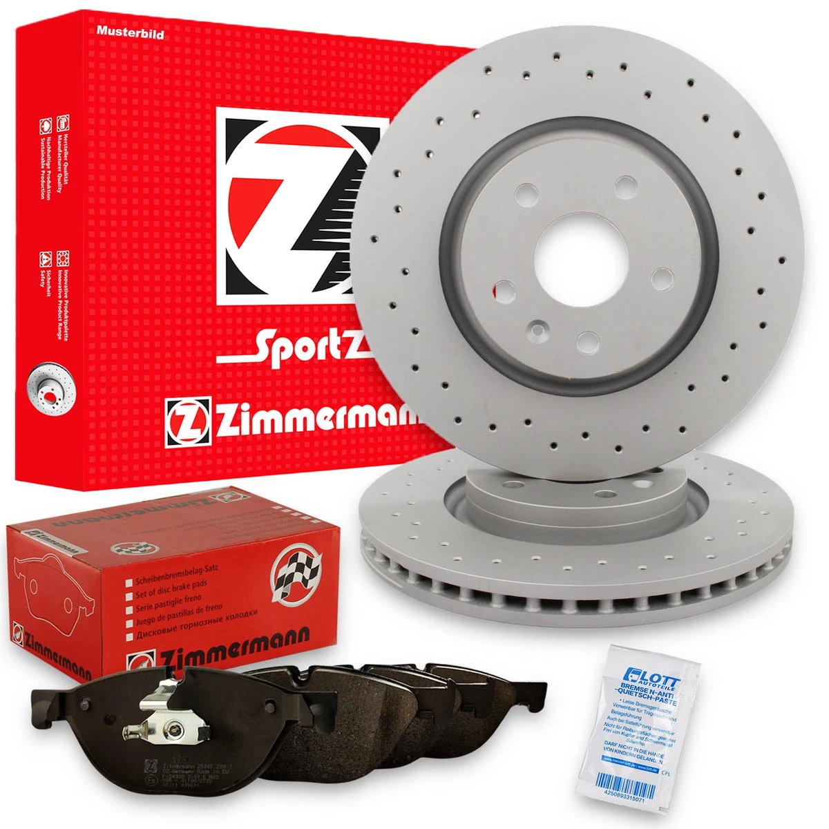 Найкращий вибір гальмівних комплектів Zimmermann для KIA CEE'D (JD)